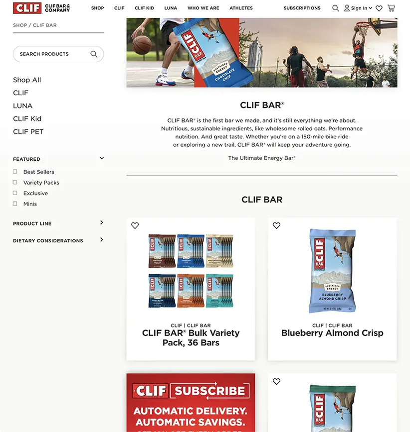 Clif Bar 2023